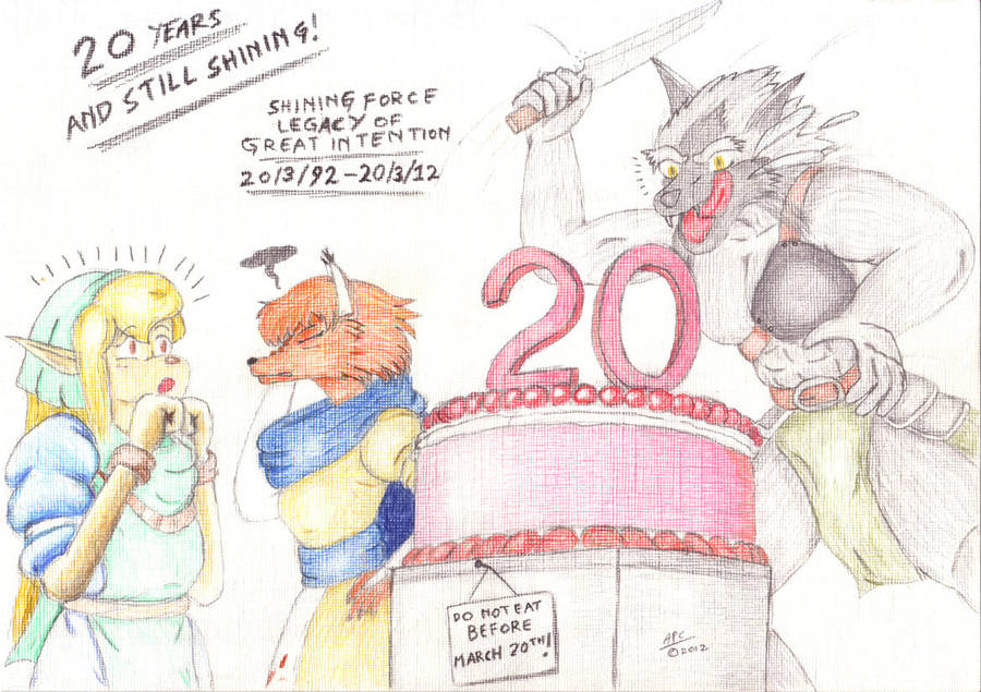 Shining Force LOGI - 20th anniversary by cullsoft