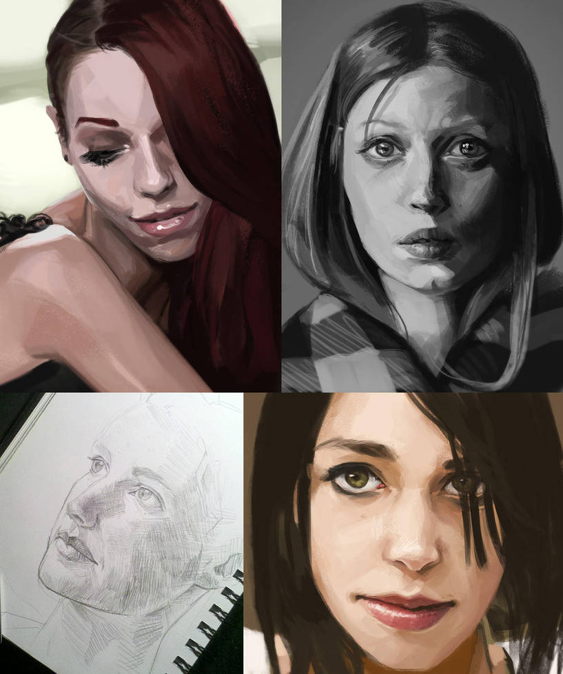 Portrait studies 04 by iZonbi