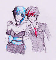 couple by ChibiFoxDemon
