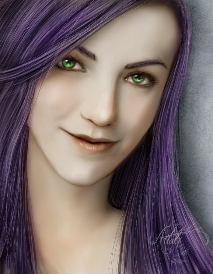 Ashley Portrait - CM by Artali-Artist