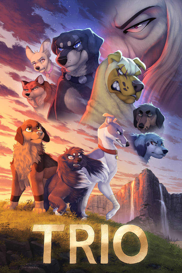Trio Cinematic Poster by Nightrizer