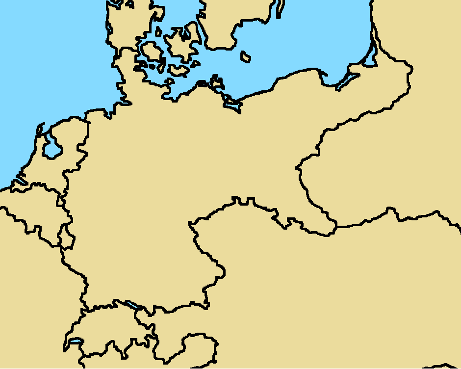 Blank map of German Empire, (1914 borders) by AblDeGaulle45 on DeviantArt
