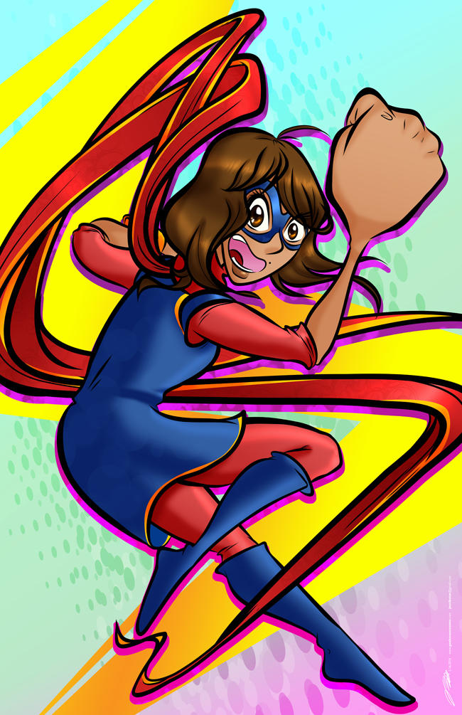 Ms. Marvel - Kamala Khan by geeksnextdoor