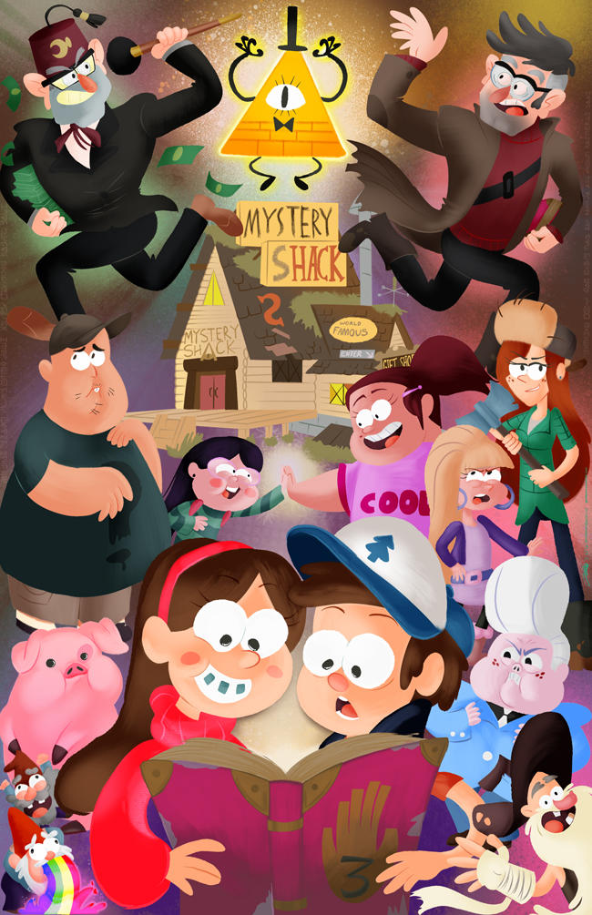 Gravity Falls by geeksnextdoor