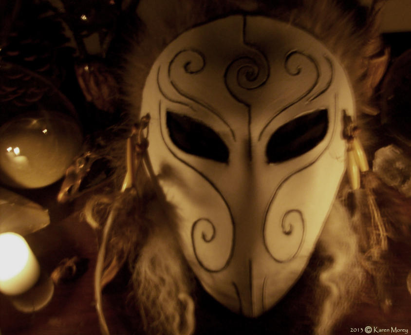 Night Spirit Shaman Mask by savagedryad on DeviantArt