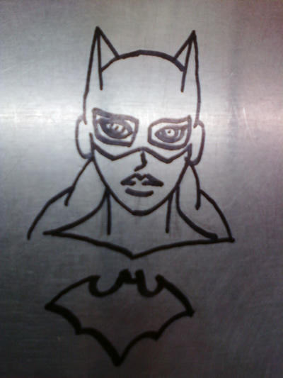 Stainless Batgirl by MetalPudding