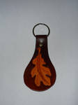Leather 49 - Oakleaf Keychain by dragoon811