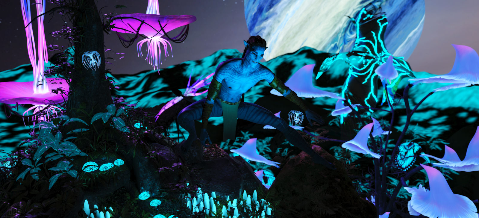 Alec :: Avatar at Night by DrowElfMorwen