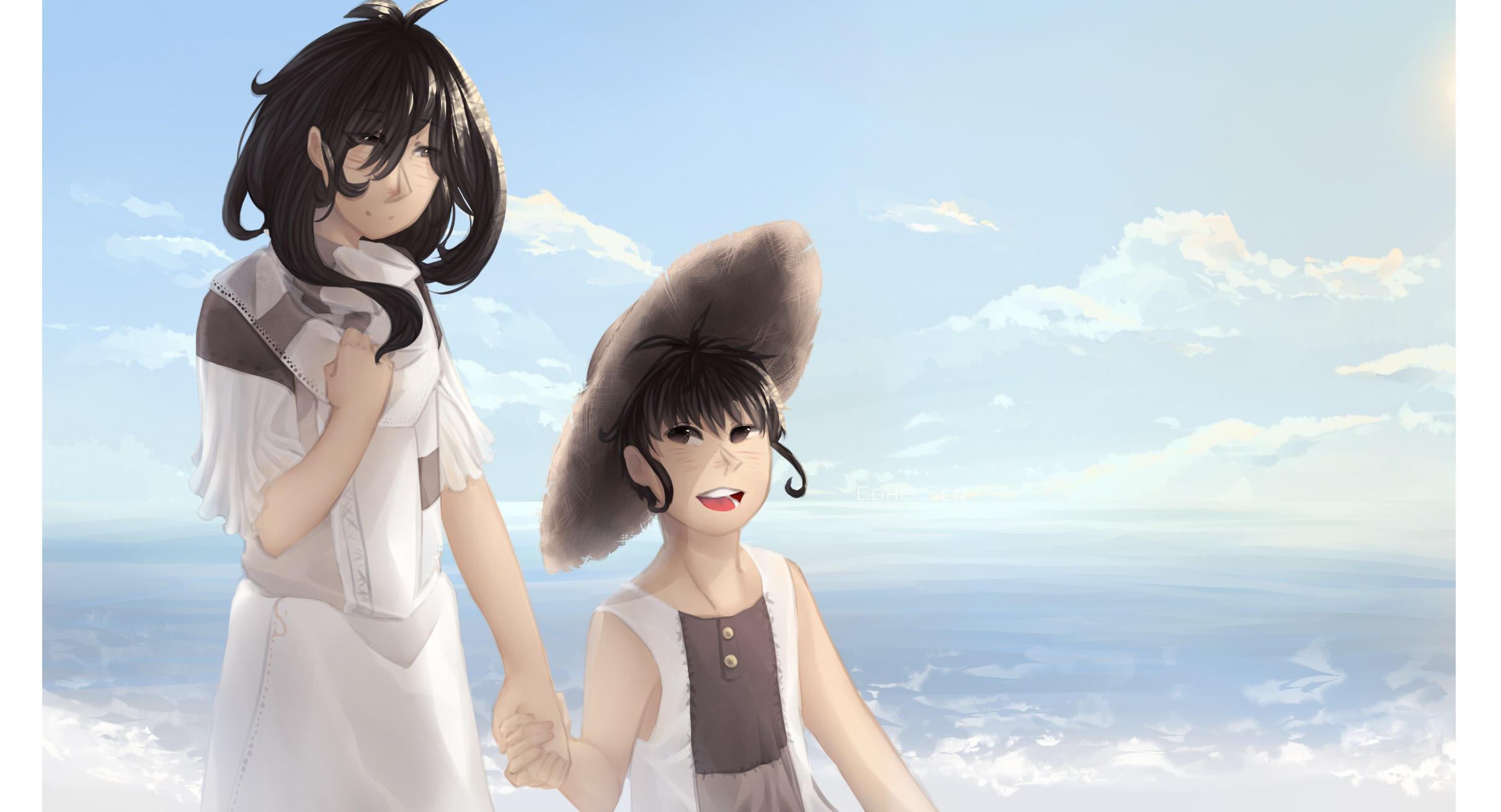 The sea |Speedpaint| by EdhelSen
