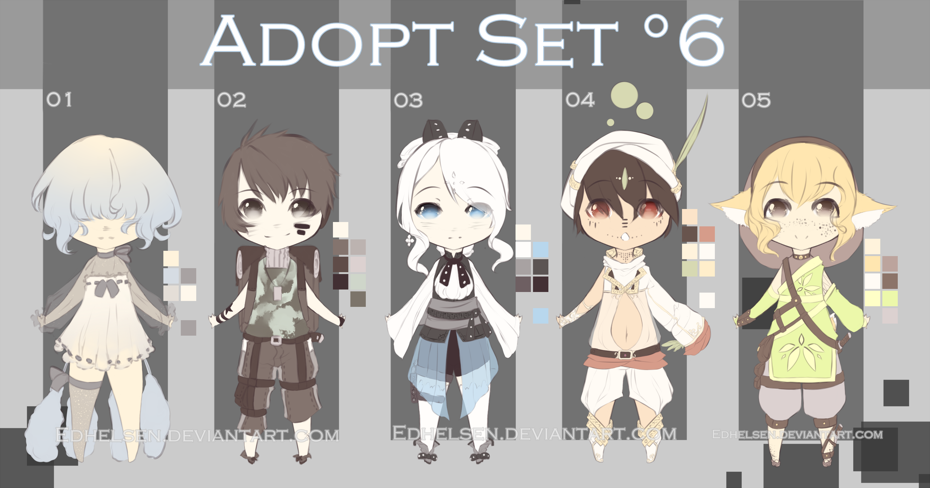 -ADOPT SET'6- OPEN 4/5 by EdhelSen