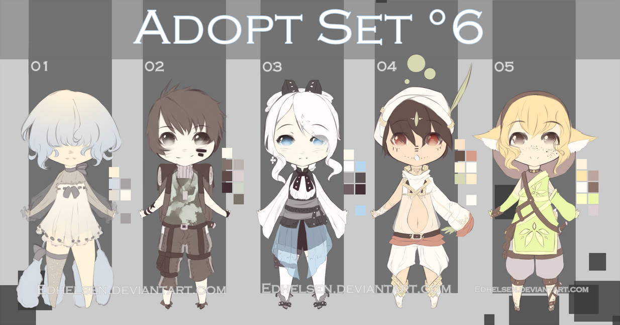 -ADOPT SET'6- OPEN 4/5 by EdhelSen