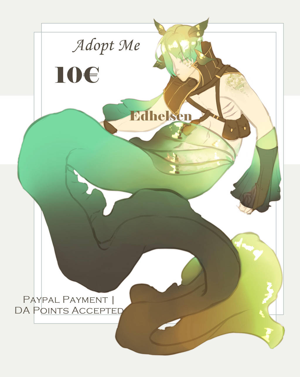 Mermaid adopt II | CLOSED by EdhelSen