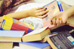 bookworm by puddingpolaroid
