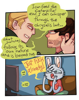 Kamufish Watches Hannibal by FingerSandwichComics