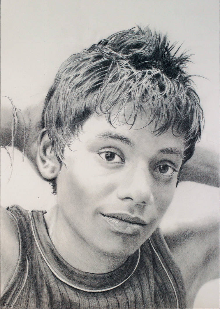 Pencil drawing: Portrait of a Boy by Denish-C on DeviantArt