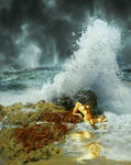 Mermaid Waves by KarinClaessonArt