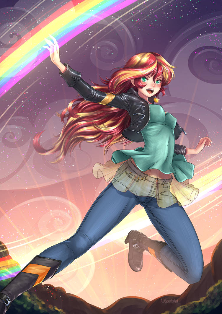 Sunset Shimmer Equestria Girls Fan Art