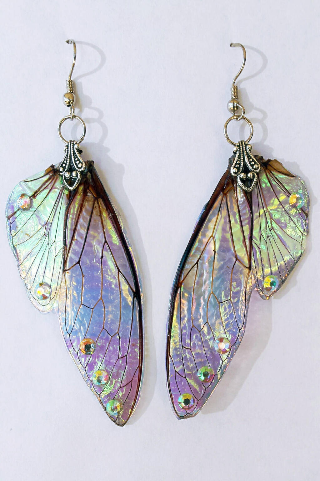 Double Fairy Wing Earrings by KristenJarvisART on DeviantArt