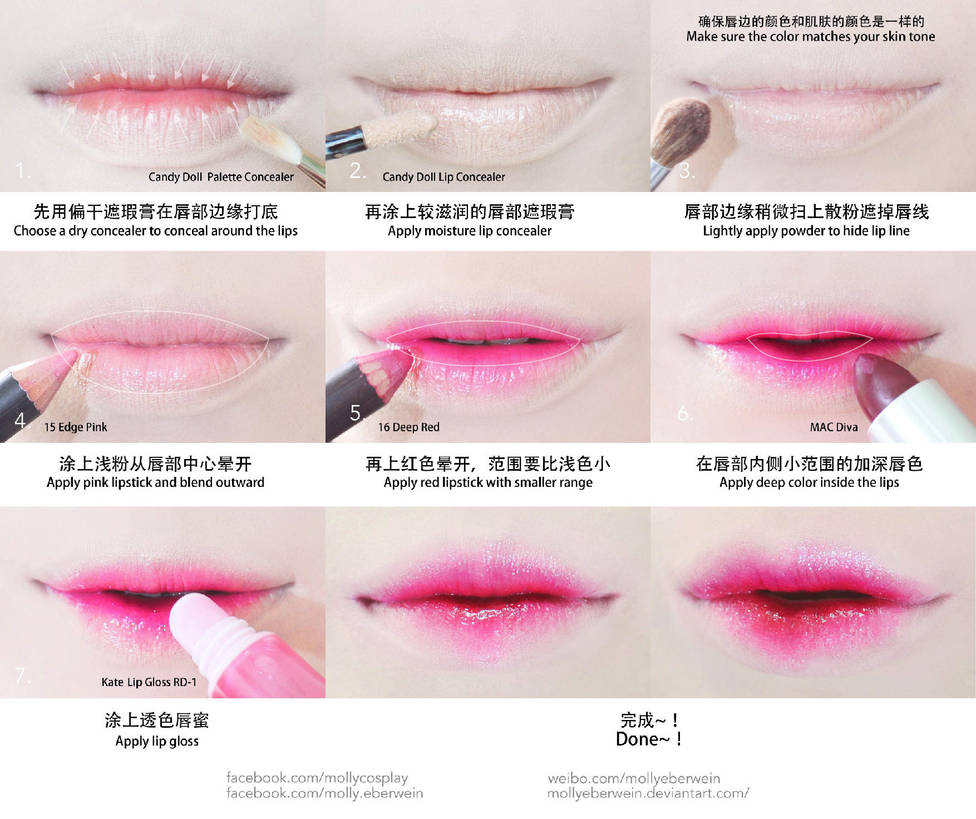 Anime Lips Makeup Saubhaya Makeup