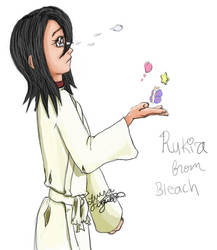 rukia art-trade with xaristax by lorikitty