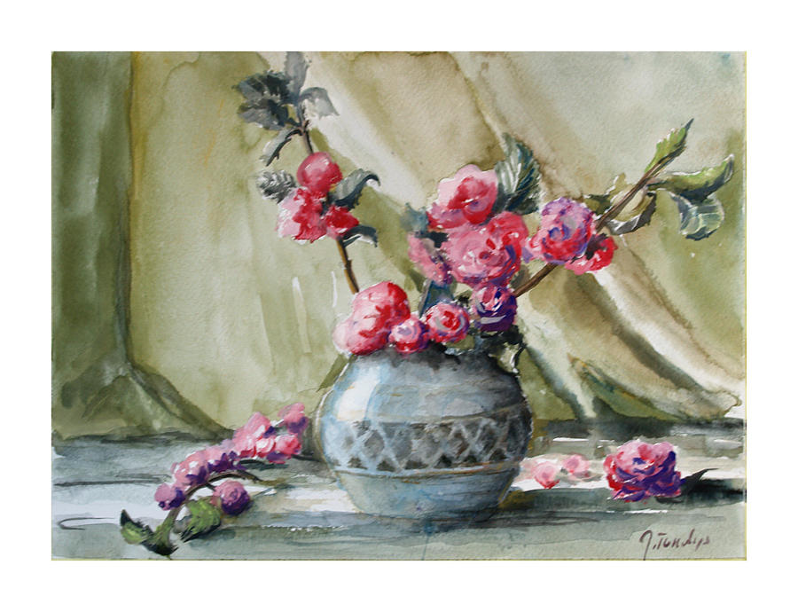still life with flowers