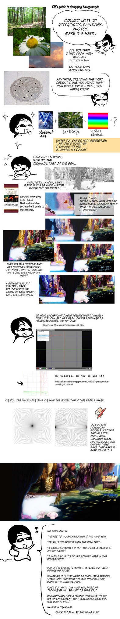CD design background tutorial by mayshing