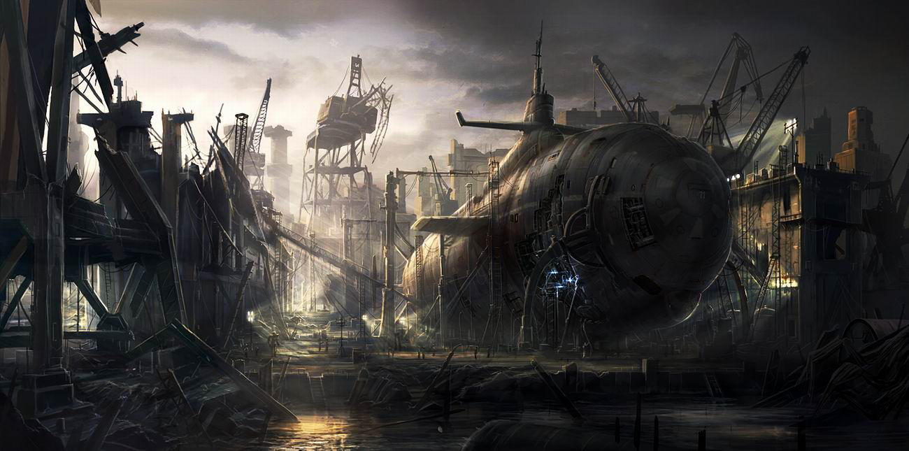 Old Submarine by RadoJavor