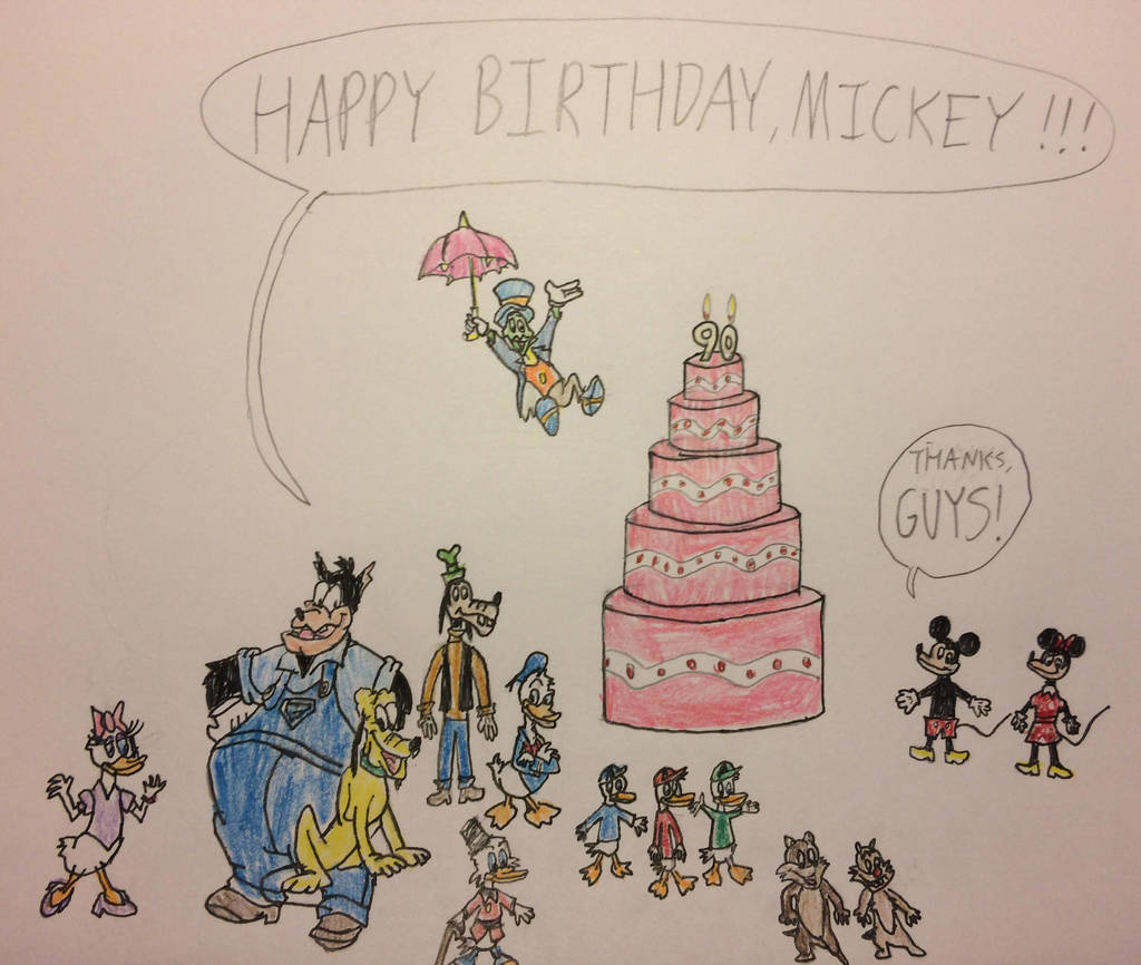 Happy 90th Birthday, Mickey Mouse by american069 on DeviantArt