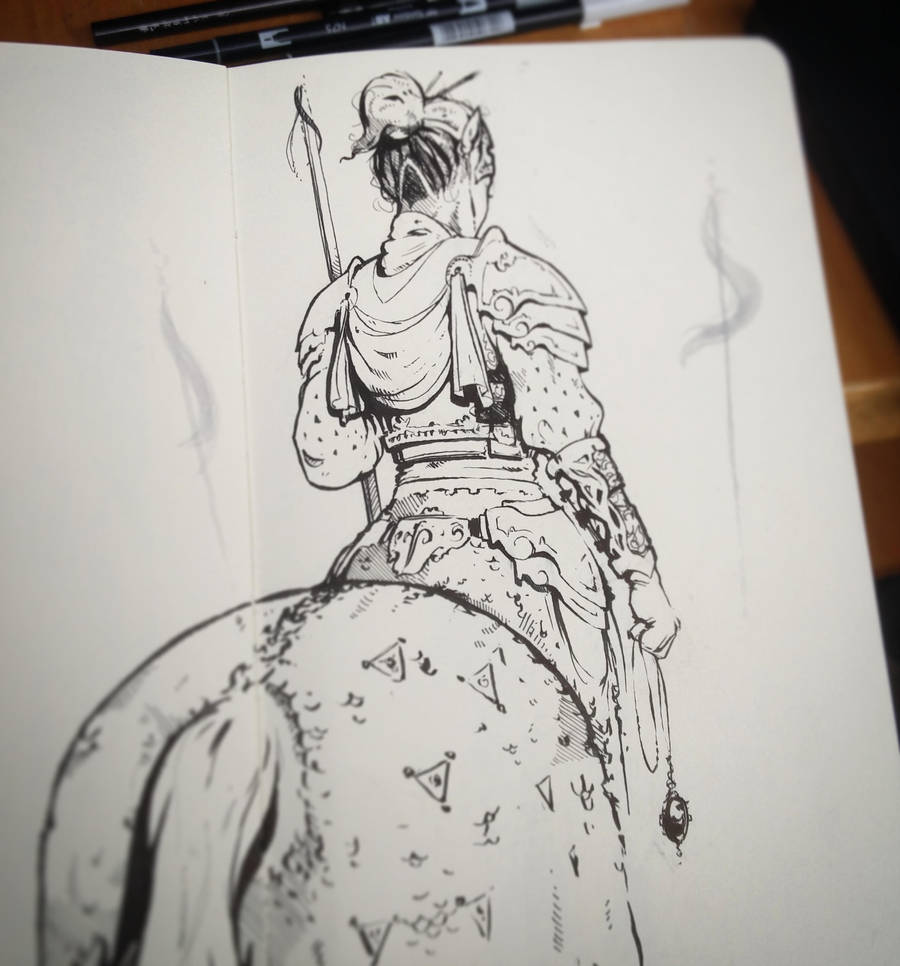 Day 7 - Inktober 2016 by AaronGriffinArt