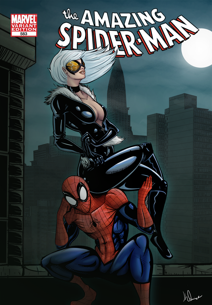 Black Cat Spider Man Porn - Black Cat And Spider Man By IllustriousVar On DeviantArtSexiezPix Web Porn
