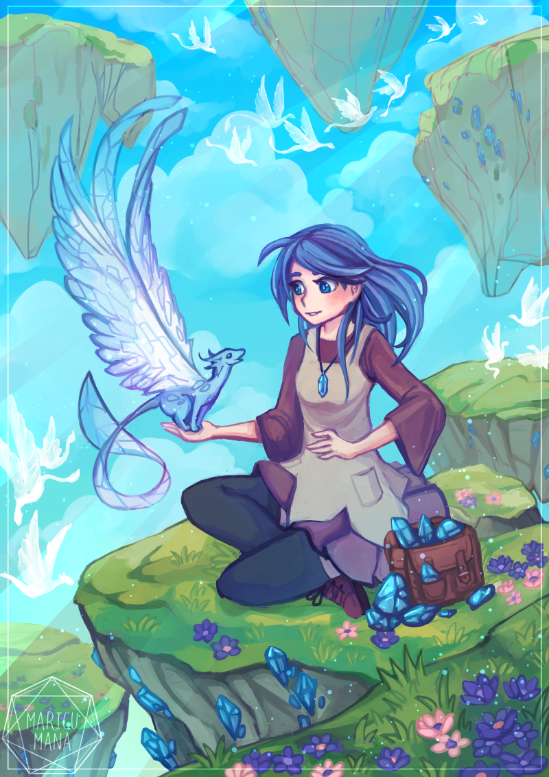 Crystal Gatherer by Maricu-Mana