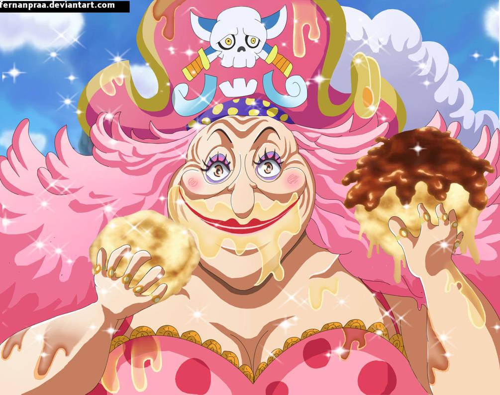 Big Mom comiendo la tarta de Sanji / One Piece 900 by ...