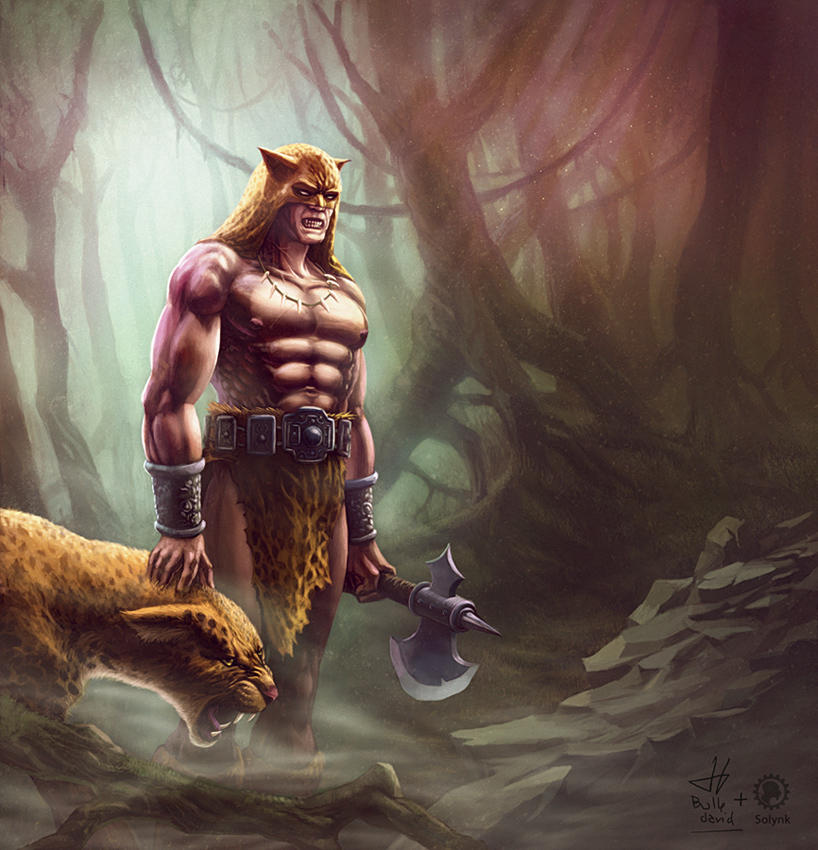 Jaguar God by Solynk and David Bulle by SOLYNK