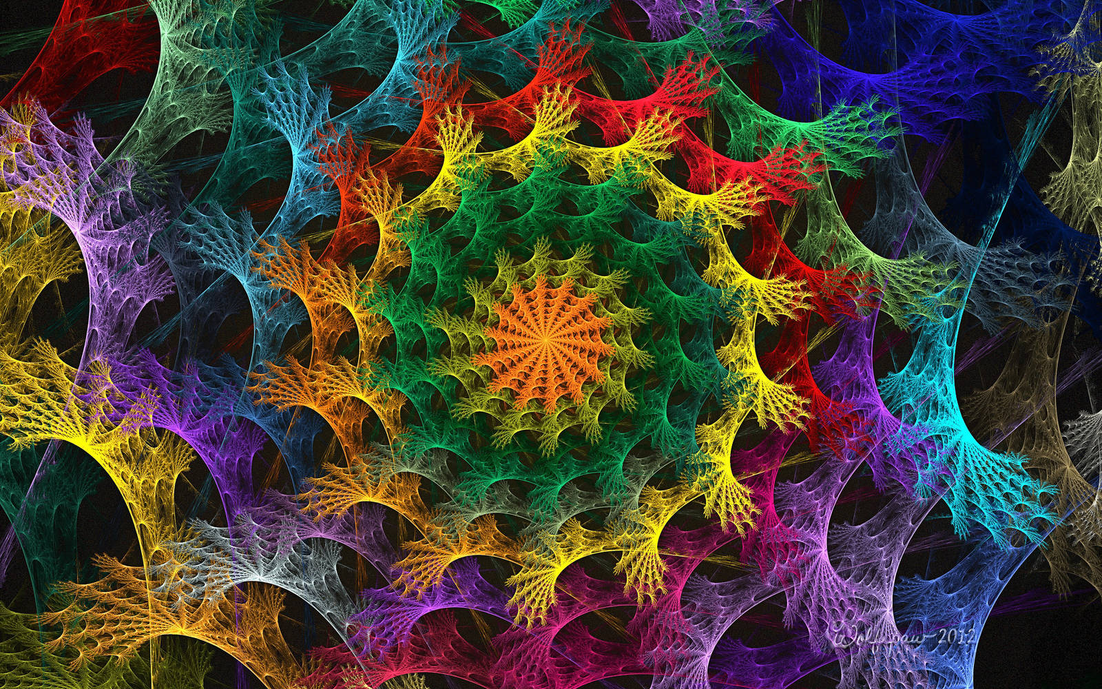 Web of Color by wolfepaw