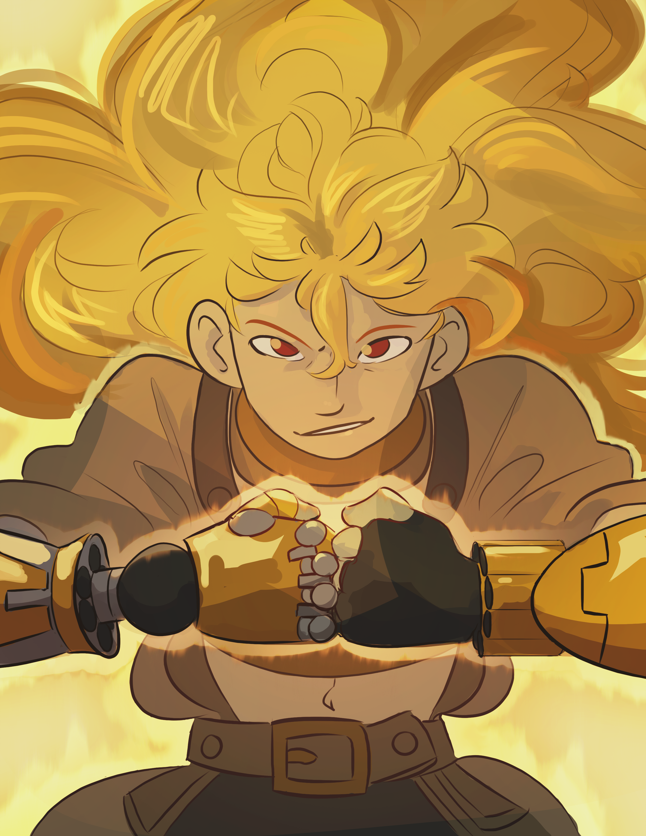 Yang channeling Fighting Spirit (Halply) : r/RWBY