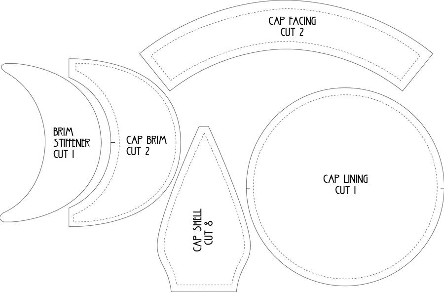 Flat Cap Pattern by Lastwear