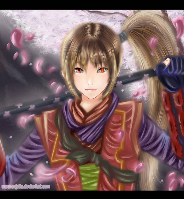 The Little Oni Warrior by enjelia