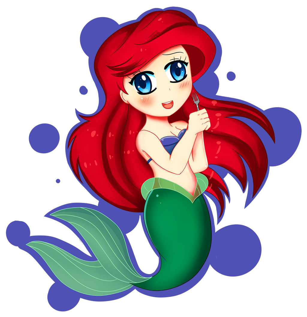The Little Mermaid Chibi Ariel By Chibi N92 On Deviantart