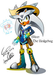 Silver the Hedgehog Cosium Style by LiyuConberma