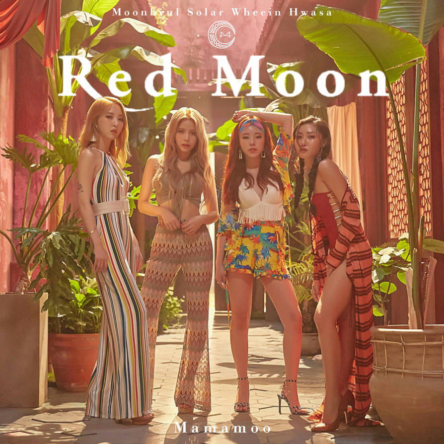 Mamamoo Egotistic Red Moon Album Cover By Lealbum On Deviantart