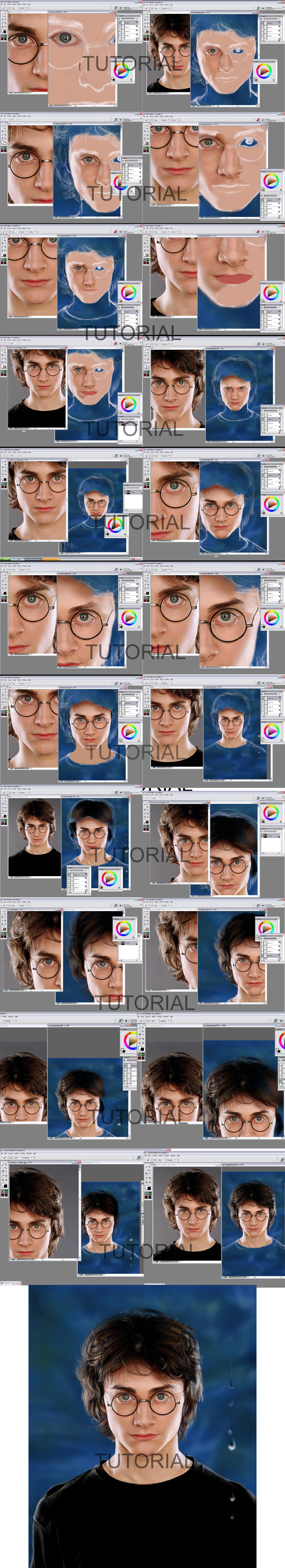 Painter Portrait Tutorial by shley77