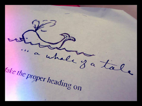 A Whale of a Tale by ExporeArtist23