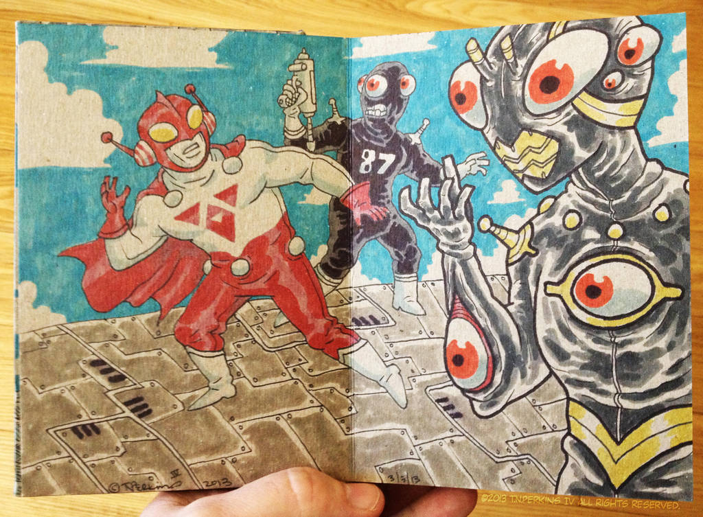 Tokusatsu Sunday Sketch by tnperkins