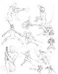 Action Poses 2 by shinsengumi77