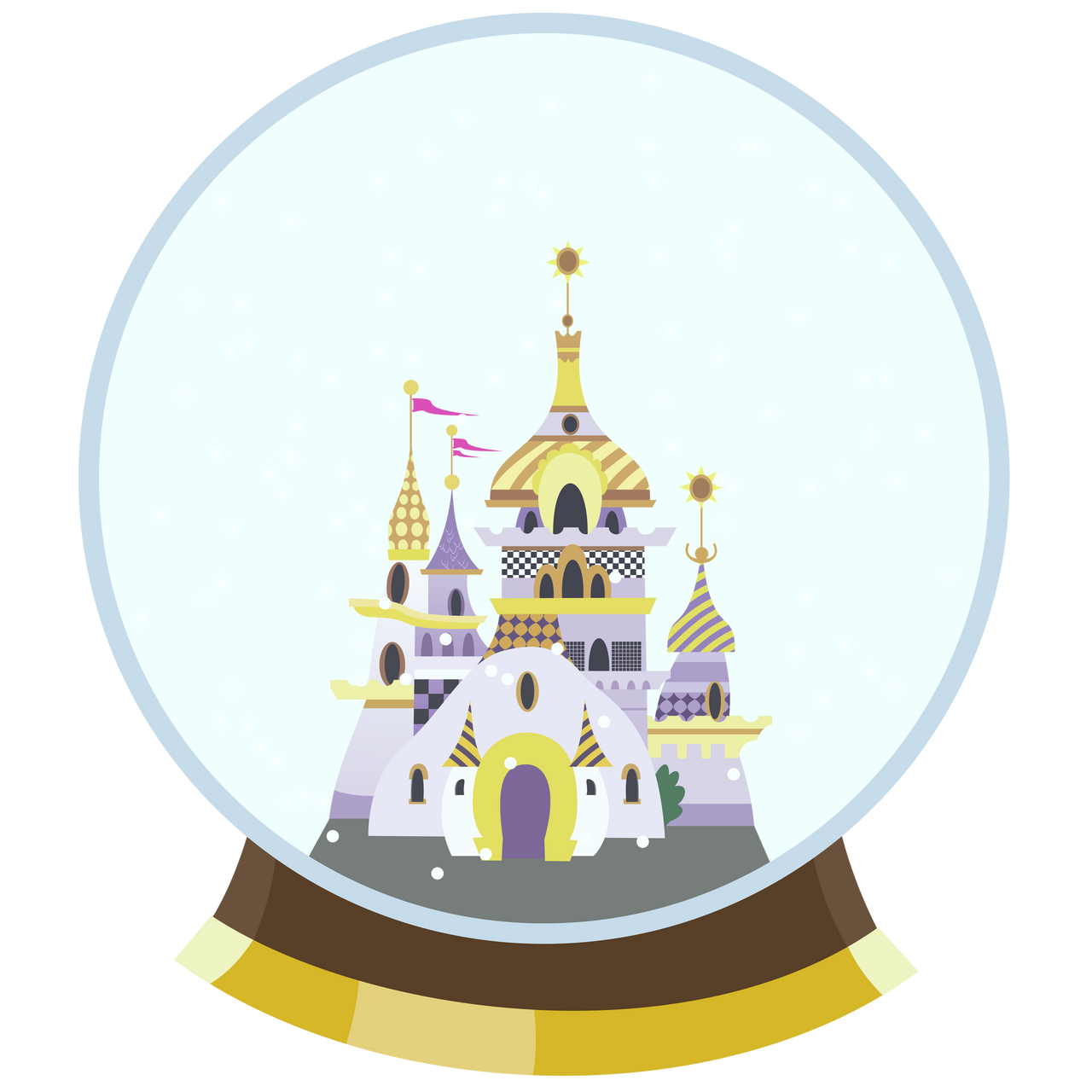 Canterlot Snowglobe by EROCKERTORRES