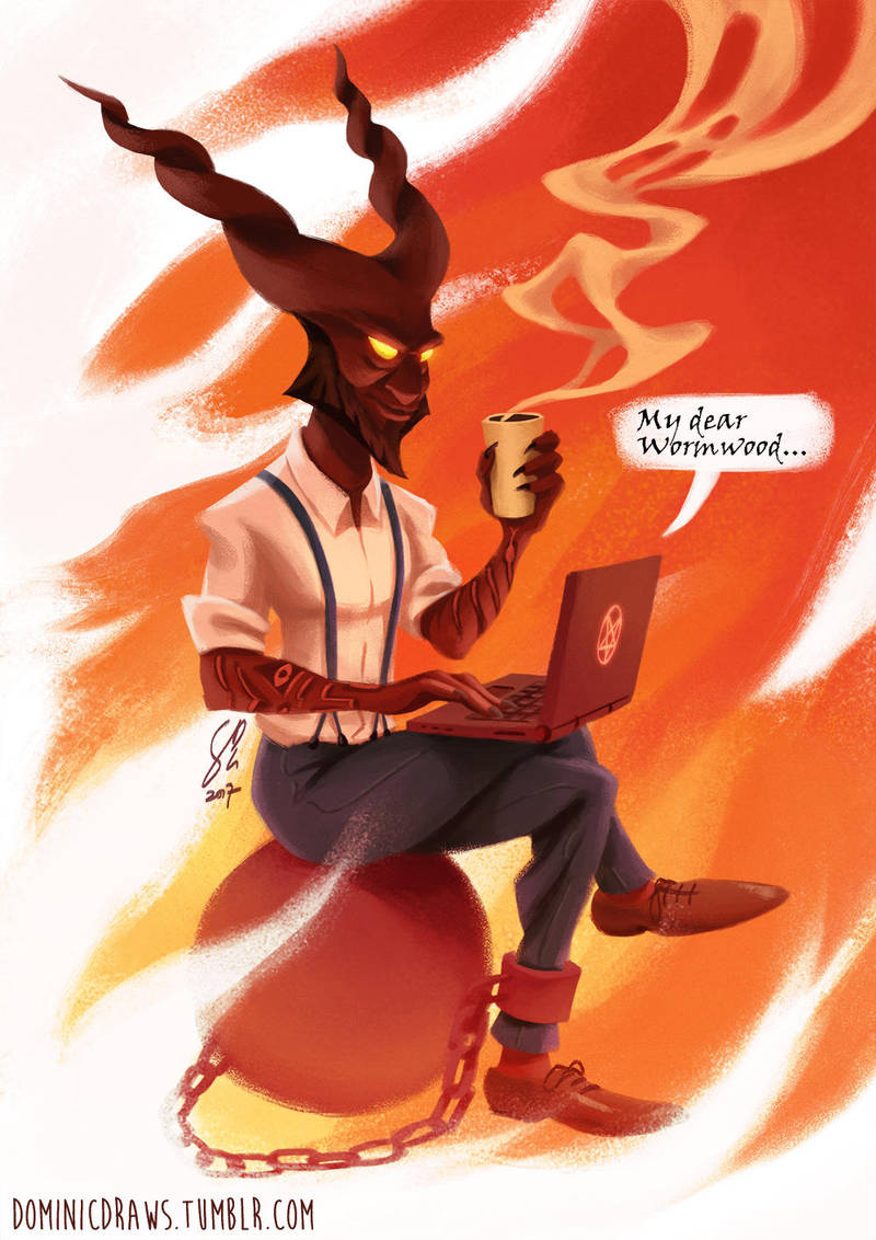 Screwtape by DominicDrawsArt