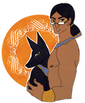 Gift - Anubis by KiraMizuno