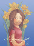 Mom as Daffodil by CrystalPoem