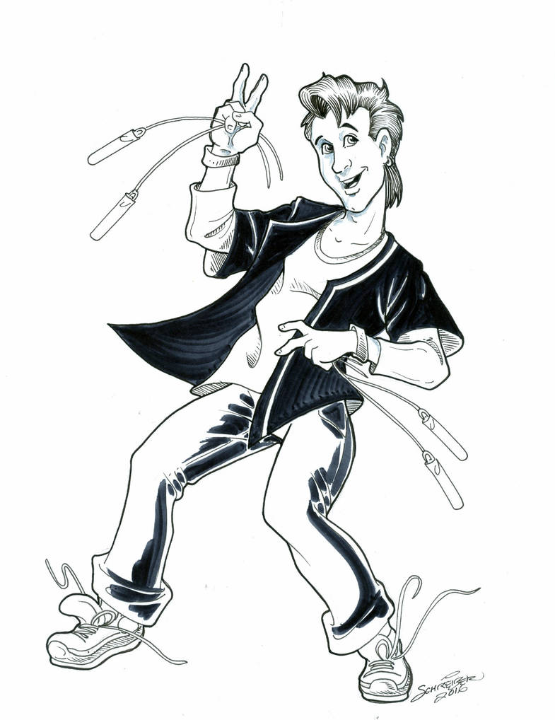 #Inktober 2: Rave On! by SandySchreiber