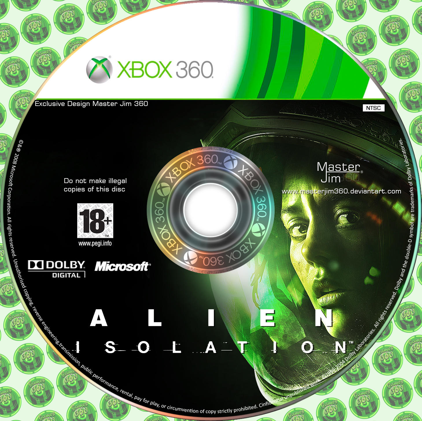 Alien Isolation - Disc Cover Xbox 360 by MasterJim360 on ...